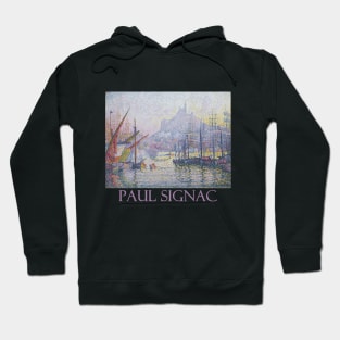 The Port of Marseille by Paul Signac Hoodie